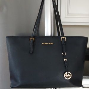 Michael kors black tote bag